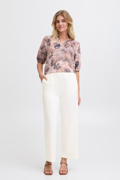Fransa - Fraurora Pant 1 - Whisper White
