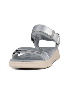 Woden - Line Sandal - Silver