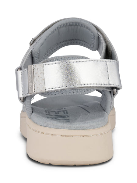 Woden - Line Sandal - Silver