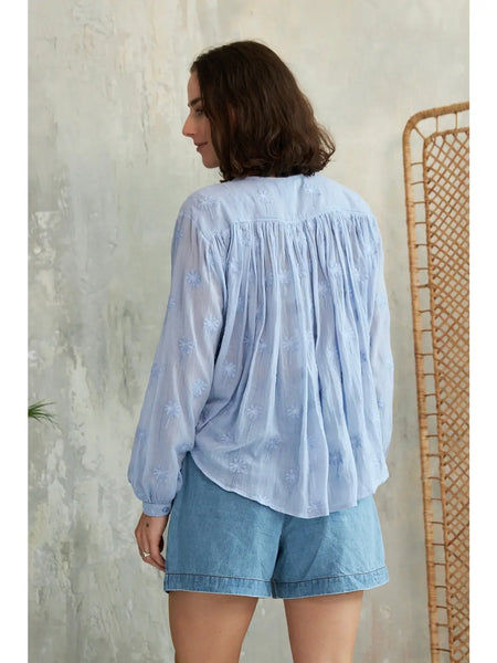 Chicosoleil - Lolla Blouse - Light Blue