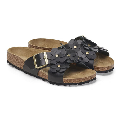 Birkenstock - Sienna Flower Embellishment - Black