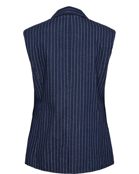 Numph - Nuvibeke Vest - Denim Blue