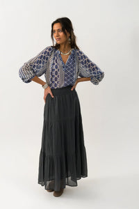 Lollys Laundry - BiharLL Blouse - Blue