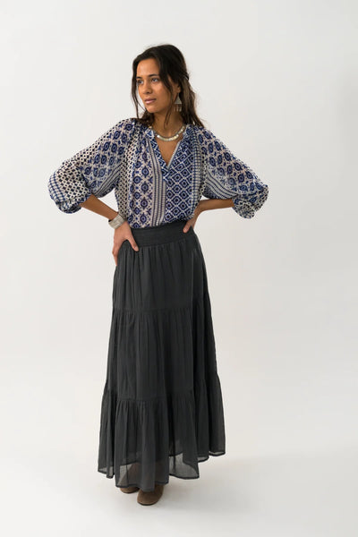 Lollys Laundry - BiharLL Blouse - Blue