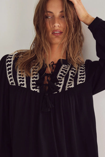 Noella - Lillith Blouse - Black