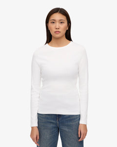 Colorful Standard - LS Rib Tee - Optical White