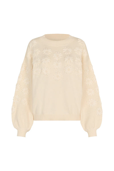 Lollys Laundry - MusaLL Knit Jumper - Cream