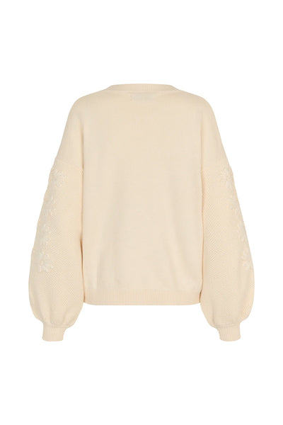Lollys Laundry - MusaLL Knit Jumper - Cream