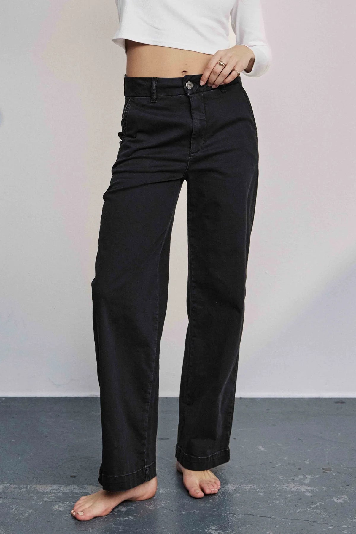 Numph - Nuamber Pants - Black Denim