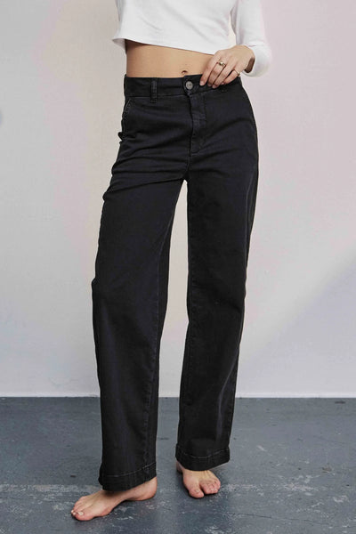 Numph - Nuamber Pants - Black Denim