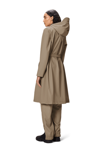 Rains - A-line Longer Jacket - Beige