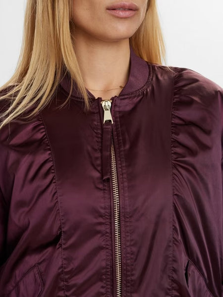 Numph - Nufria Bomber Jacket - Wine