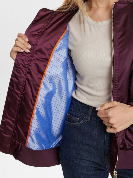 Numph - Nufria Bomber Jacket - Wine