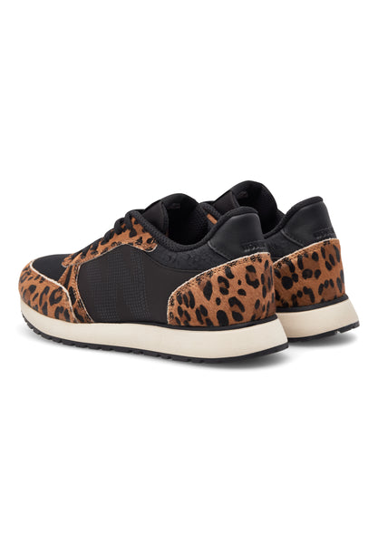 Woden - Ronja Trainer - Cowhair Leopard/Black