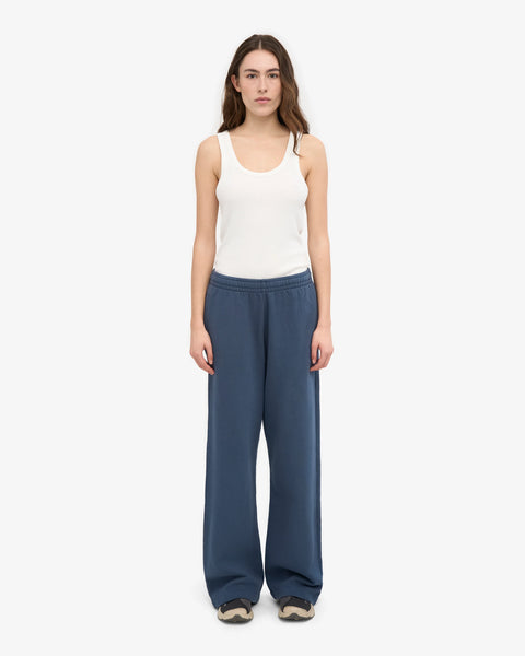 Colorful Standard - Straight Leg Sweatpants - Petrol Blue
