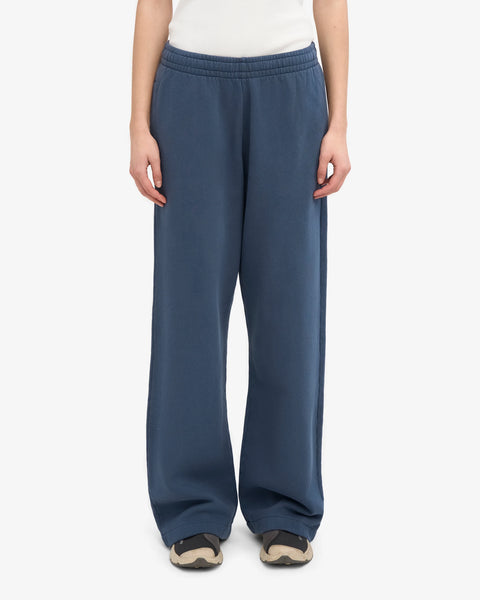 Colorful Standard - Straight Leg Sweatpants - Petrol Blue