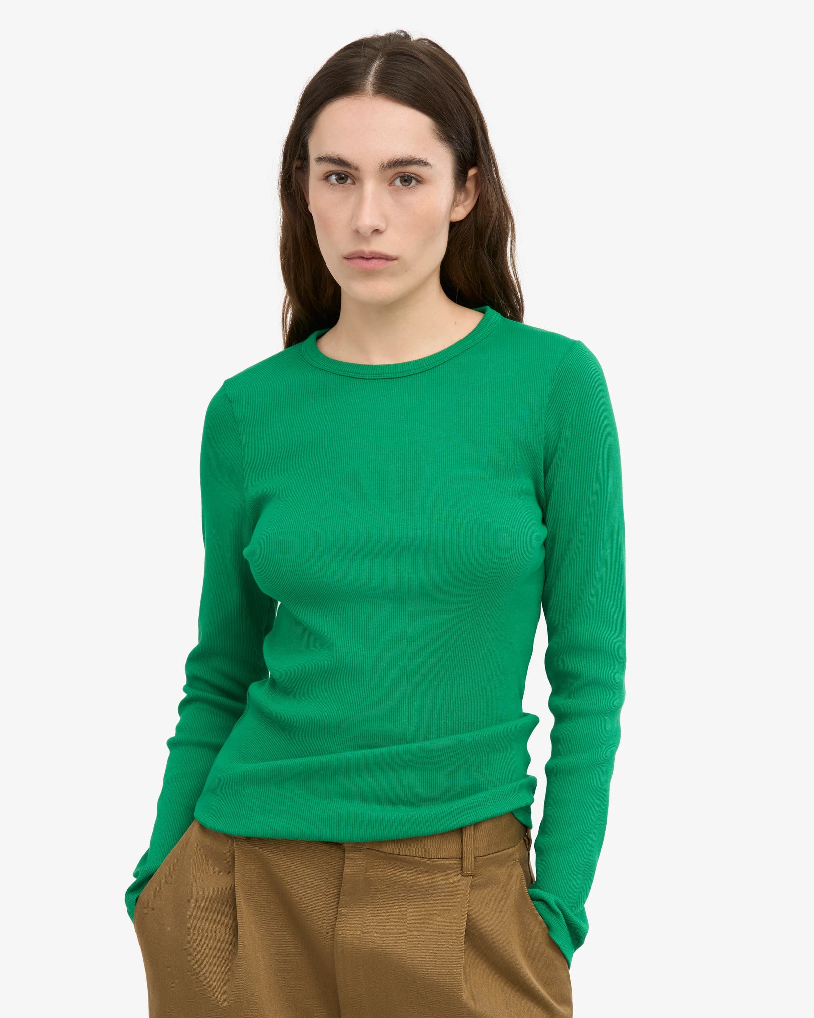 Colorful Standard - LS Rib - Kelly Green