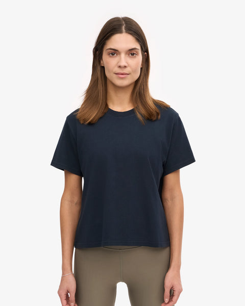 Colorful Standard Boxy Fit Organic Tee - Navy