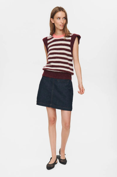 Numph  - Nuciara Riette Stripe Vest - Winetasting
