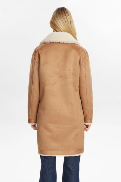 Numph - Nuelliot Reversible Coat - Cognac