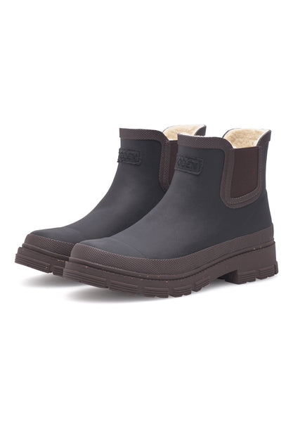 Woden - Liv Warm Waterproof Boot - Black/Chocolate