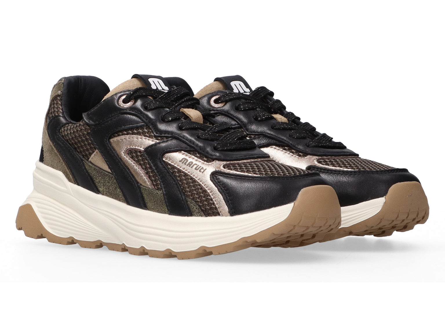Maruti Footwear - Dora Trainer - Black/Bronze/Green