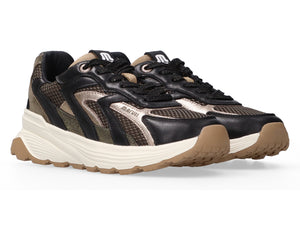 Maruti Footwear - Dora Trainer - Black/Bronze/Green