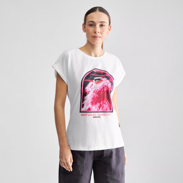 Dedicated - Visby Natural Habitat Tee - White