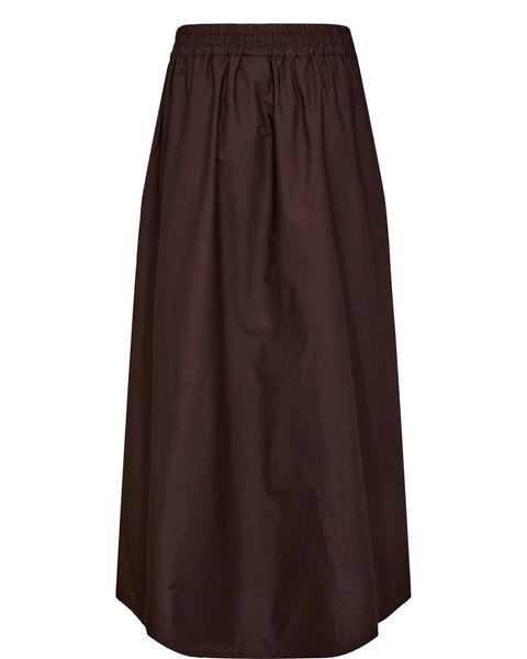 Numph - Nujuny Long Skirt - Black Coffee