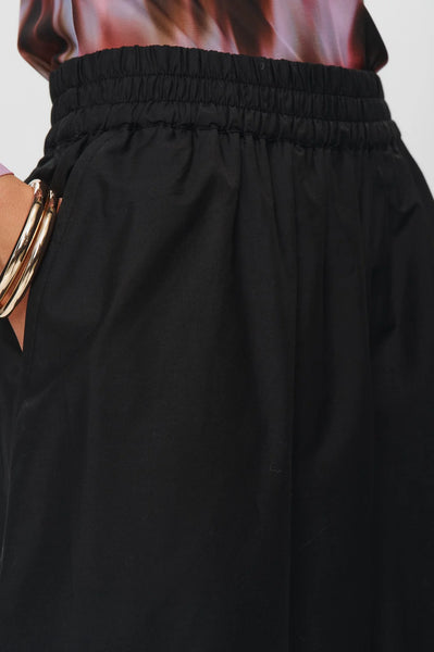 Numph - Nujuny Long Skirt - Caviar