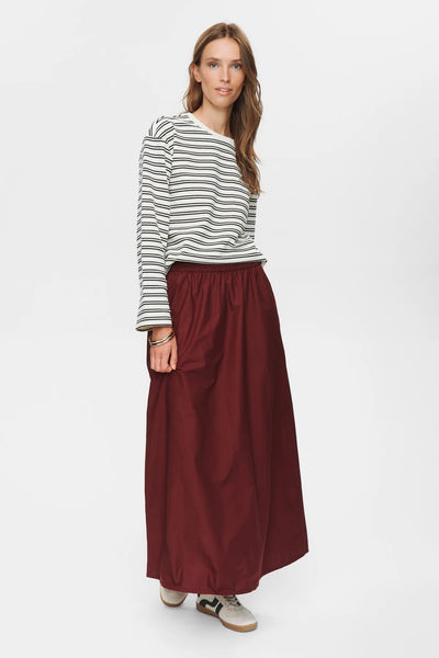 Numph - Nujuny Long Skirt - Winetasting