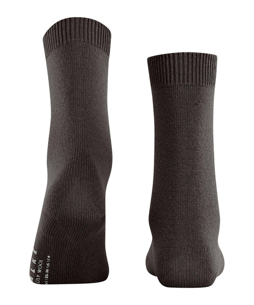Falke - Cosy Wool Socks - Dark Brown