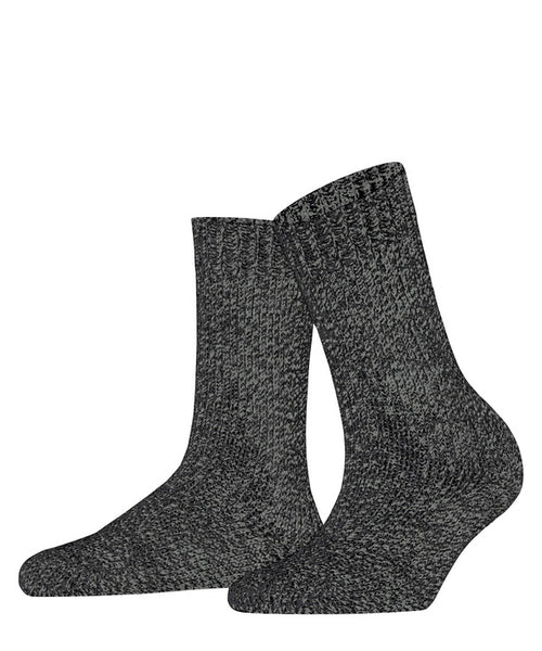 Falke - Marble Cloud Sock - Black