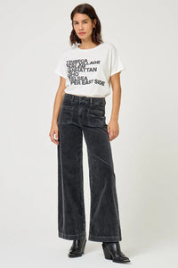 Five Jeans - Lucia Corduroy Pant - Dark Grey