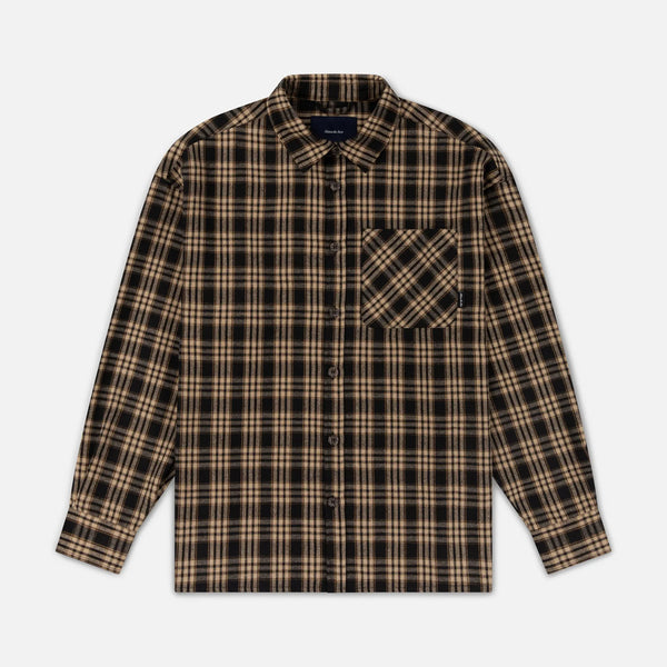 Alma de Ace Jovia L/S Check Shirt - Brown