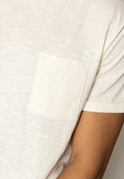 Clean Cut Copenhagen Kolding Tee - Ecru