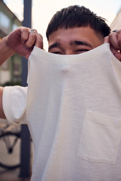 Clean Cut Copenhagen Kolding Tee - Ecru