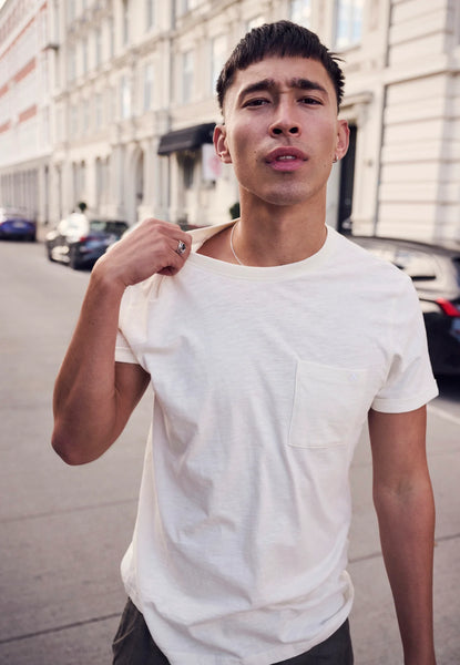 Clean Cut Copenhagen Kolding Tee - Ecru