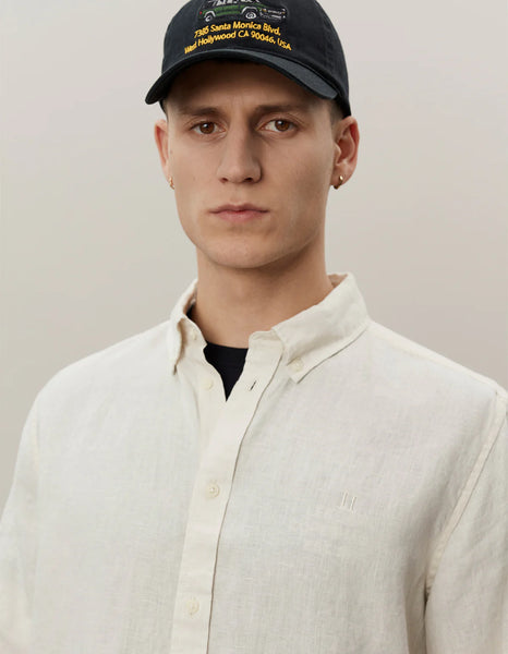 Les Deux Kristian L/S Linen Shirt - Ivory