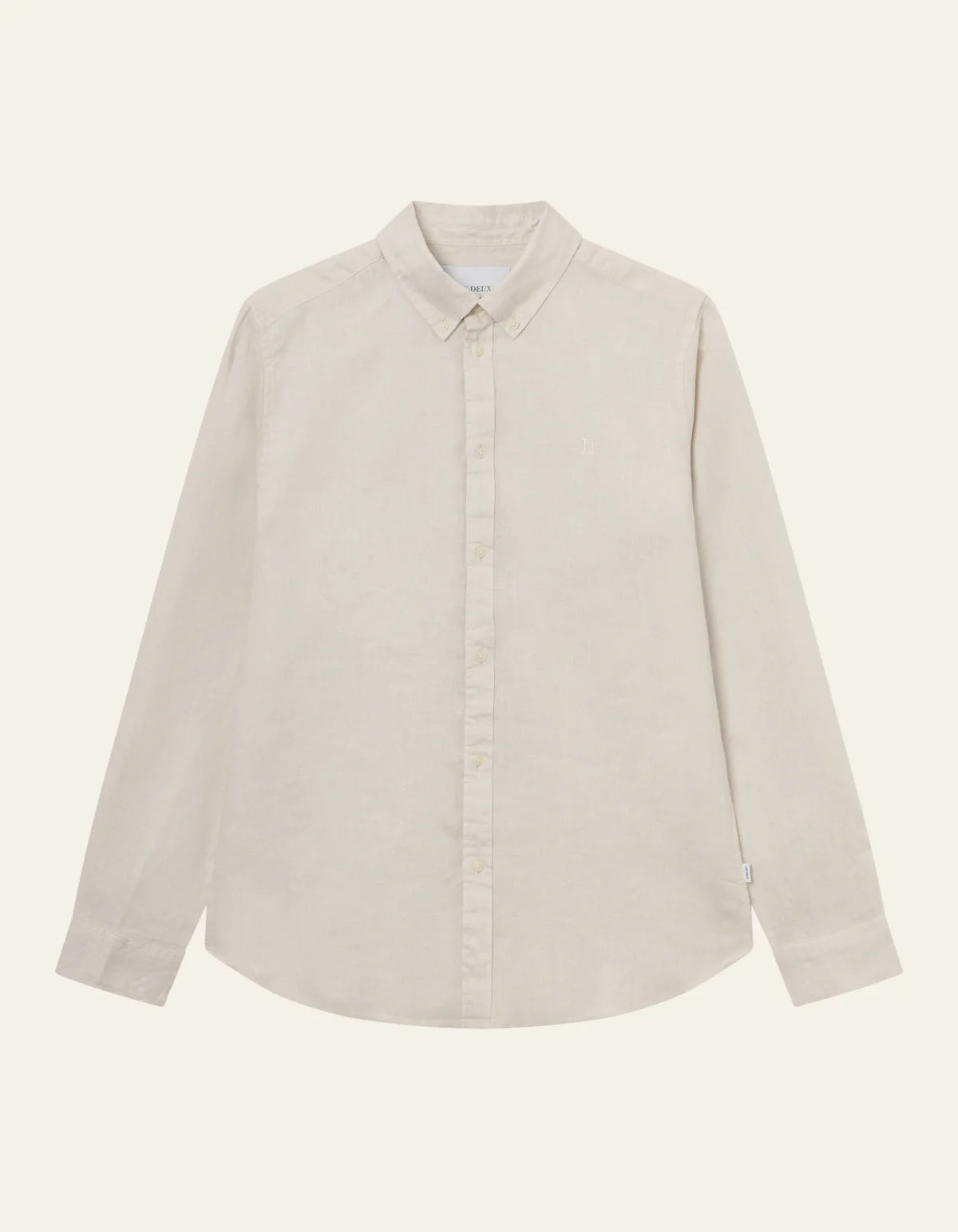 Les Deux Kristian L/S Linen Shirt - Ivory