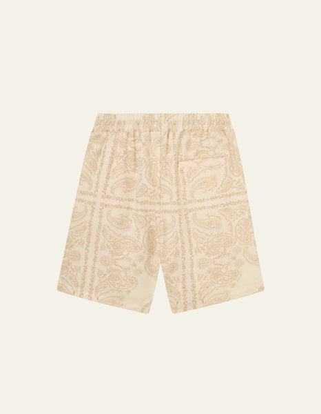 Les Deux Lesley Paisley Shorts - Light Ivory