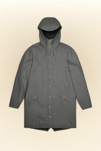 Rains  Long Jacket - Grey