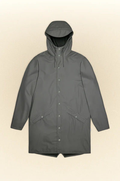 Rains  Long Jacket - Grey