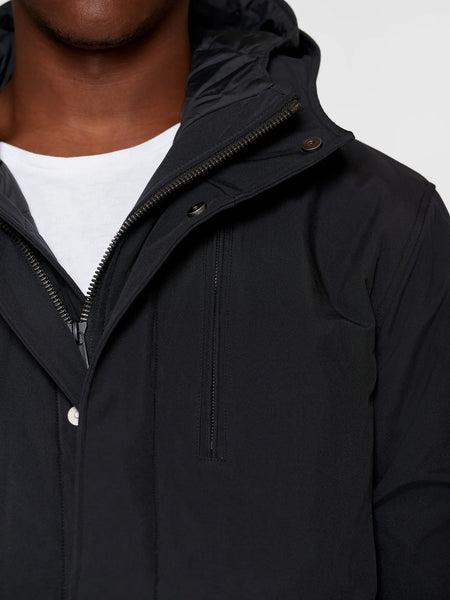 Knowledge Cotton Apparel Climate Soft Shell Jacket - Black