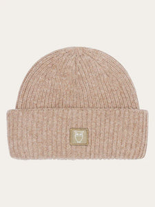 Knowlege Cotton Apparel Merino RWS Beanie - Kelp Melange
