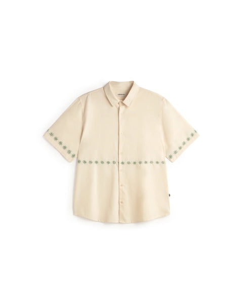 Thinking Mu Tom Embroidered Shirt - Pana Cotta