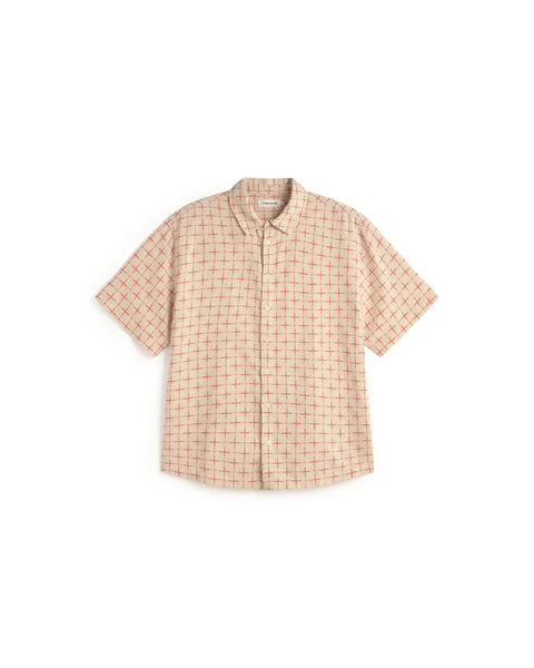 Thinking Mu Oversized Kurtis Plaid Lattice Shirt - Multi