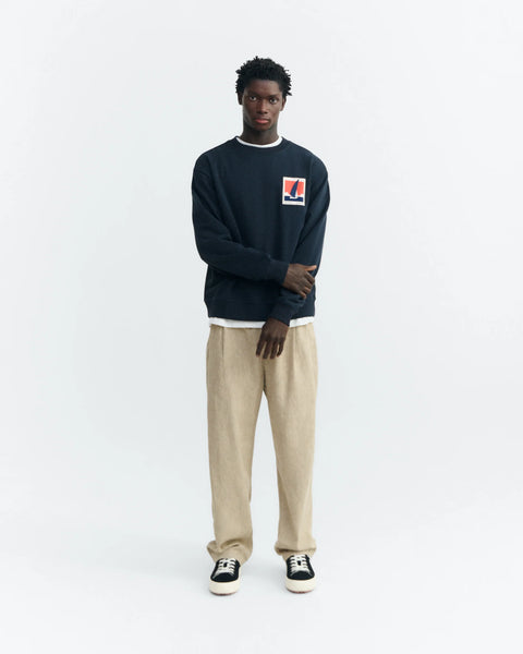 Thinking Mu Leon Optimist Sweatshirt - Navy