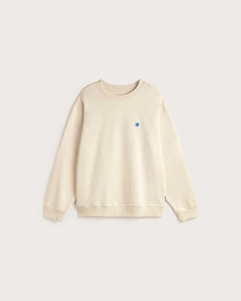 Thinking Mu Leon Sol Contrast Sweatshirt - Panacotta