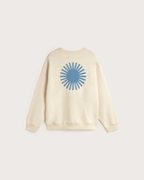 Thinking Mu Leon Sol Contrast Sweatshirt - Panacotta